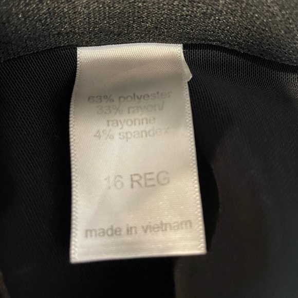 Maurice’s Pants Stretch Waist Straight Leg Brown Size 16 Reg Slacks Office Work - Picture 6 of 9